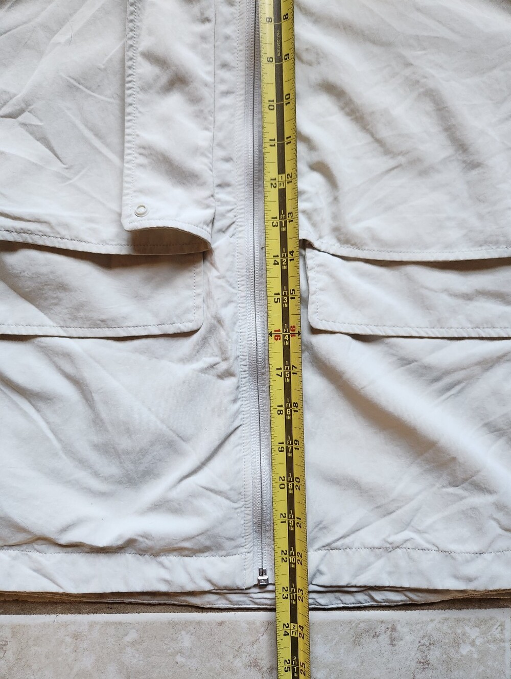 Lululemon Always Effortless Jacket Off White Cream Neutral Size 12 High Neck Zip - Picture 15 of 16